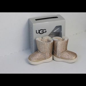 UGG gold boots size 1 infant